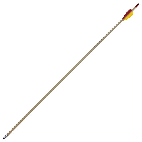 Preview: Haller wooden arrows, 5 pcs. plastic nocks, soft tip, 31 inch/79 cm